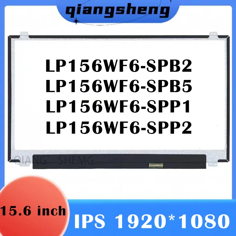 Polegadas Ips Laptop Lp156wf6-spb2  Lp156wf6-spb5 Lp156wf6-spp1 Lp156wf6-spp2 Edp 30pins Fhd 1920×1080 Display Matrix Nova Substituição 15.6